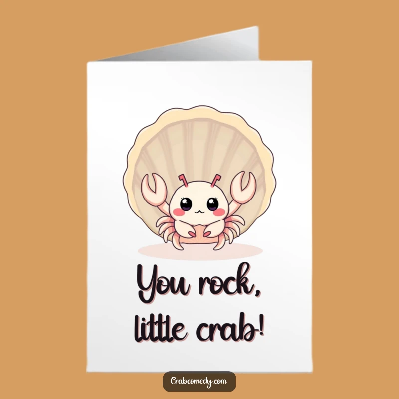 Free Printable Congrats Card: Baby Crab's Surprise, Sweet Downloadable Gift!
